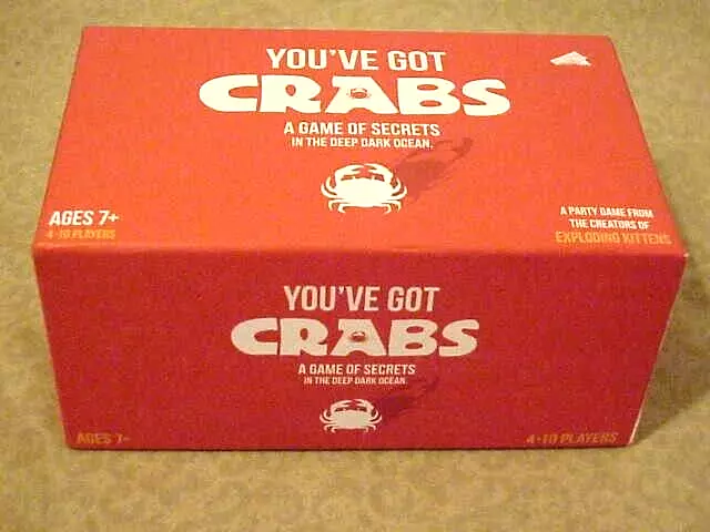 You Got Crabs A card game of Secrets in the Deep Dark Ocean Ages 7+ 4-10 players
