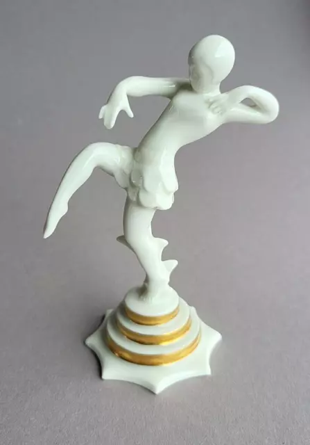 Jugendstil Porzellanfigur Tänzerin Hutschenreuther Abteilung für Kunst , Top !!