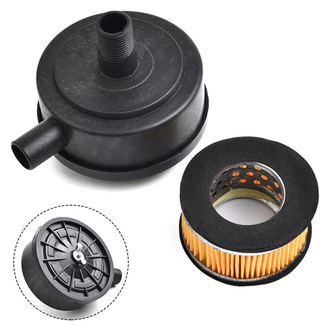 Air Filter & Silencer Muffler For Air-Compressor 20mm Male Thread Canister Hot