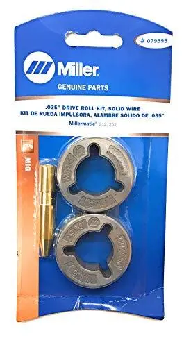 Miller Genuine .035" Drive Roll Kit for Millermatic 212, 252 - Qty 1-079595