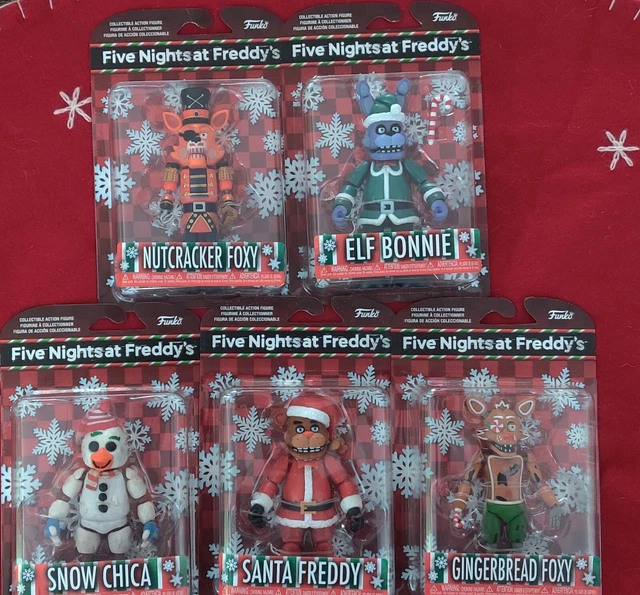 FUNKO &FIVE NIGHTS At Freddy's " Action Figures Christmas 2023 Set Of 5