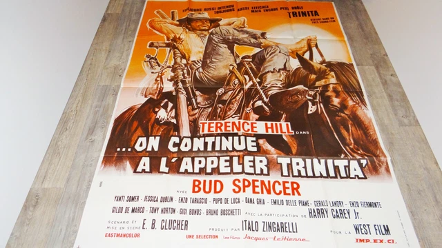 terence hill bud spencer ON CONTINUE A L' APPELER TRINITA affiche cinema western