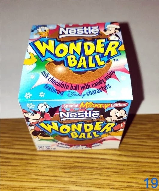 DISNEY'S NESTLE'S CHOCOLATE Wonder Ball & Toy (Box Only) 1990's 2