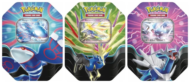 POKÉMON 3 POKÉBOX Légendes Azur Kyogre-ex Xerneas-ex Dialga-ex Fr Neuf