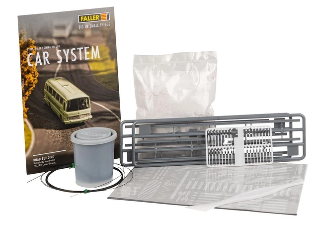 FALLER 161451 H0 Car System Start Set Road Construction # New IN Boxed ##