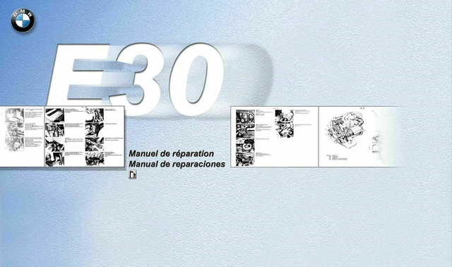 manuel atelier technique entretien réparation maintenance BMW E30 série 3