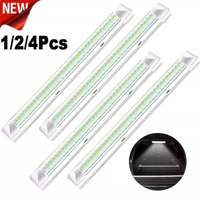 12V 108 LED Car Van Interior Lights Strip Bar For Van Caravan Boat Bus Home Lamp