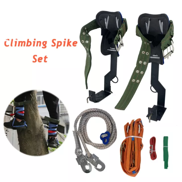 Baumkletter-Spike-Set Baumkletterausrüstung mit verstellbarem Sicherheitsband
