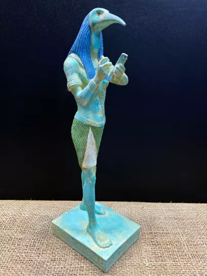 Ancient Egyptian God Thoth, Thoth statue, God Thoth sculpture, made in Egypt