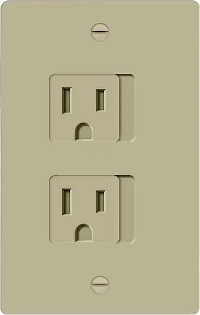 Child Proof Outlet Cover, Self-Closing, Fits Both Duplex and Decorator Outlet, S