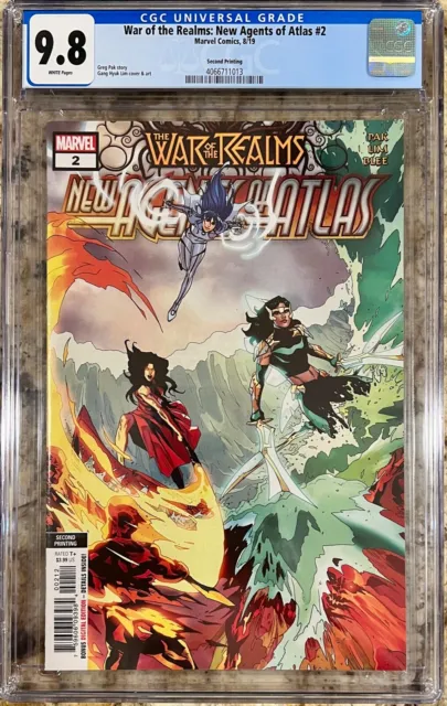 War of the Realms: New Agents of Atlas #2 9.8 CGC 2nd Print 1st Sword Master 🔑