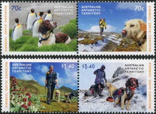 2015 AAT Stamps - Dogs that Saved Macquarie Island Sheet Set