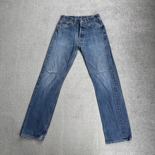 LEVI`S Jeans 501 XX Herren Vintage Hose W28 L32 Regular Straight 9304 Blau Denim