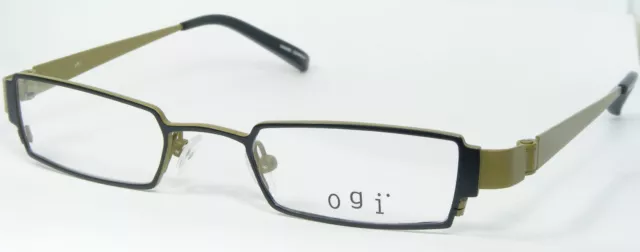 OGI 9030 695 Nero/Verde Occhiali da Sole Montatura Metallo 44-20-130mm Germania