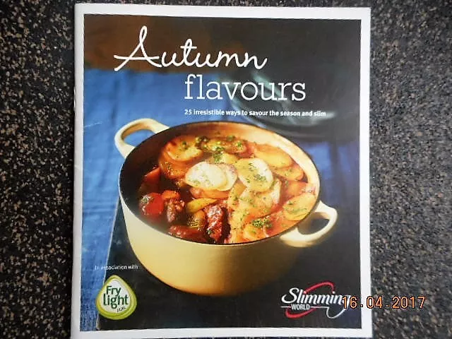 Slimming World Autumn Flavours 49 Pg Booklet 25 Old Red Green & Ee Plan Recipes