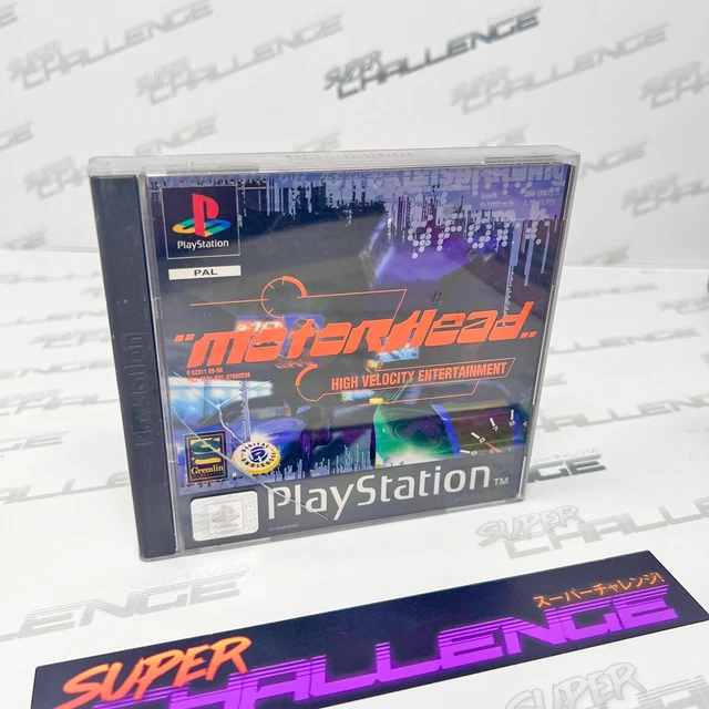 Motorhead PS1 PlayStation Sony Black Label Racing PAL/UK Complete Tested
