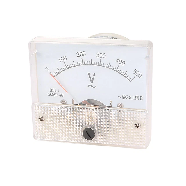 AC 0-500 V Klasse 2.5 Analog Panel Voltmeter Spannungsmessgerät Messanzeige
