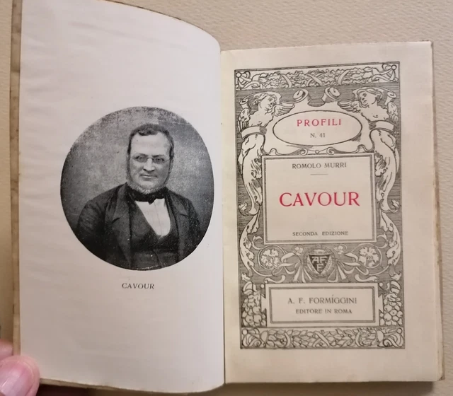 Risorgimento Romolo Murri - Camillo di Cavour Profili n°41 - Formiggini 1915
