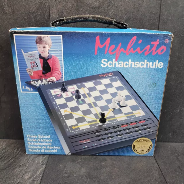 Mephisto Europa A Schachschule Schachcomputer Koffer 1991