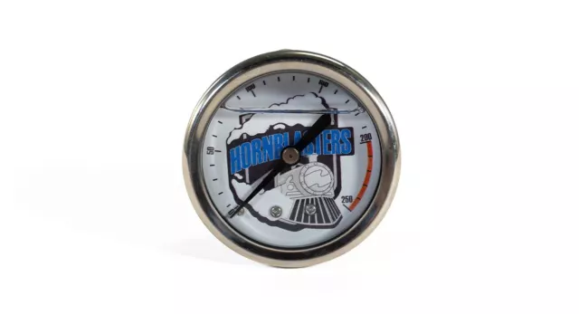 2" HornBlasters Stainless Steel 250 PSI Air Pressure Gauge - 1/4" NPT