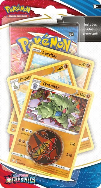 Pokémon Stili Battaglia Premium Checklane Blister Tyranitar Inglese