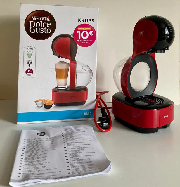 MACHINE CAFE EXPRESSO NESCAFE DOLCE GUSTO KRUPS LUMIO YY3044FD Coffee