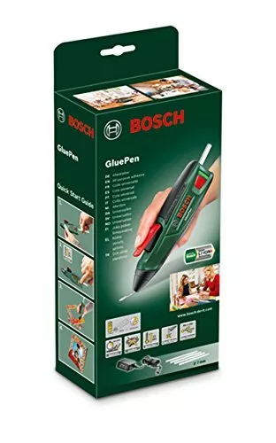 BOSCH GLUEPEN sin Cables Caliente Pistola de Pegamento Pluma Litio Batterying De 3