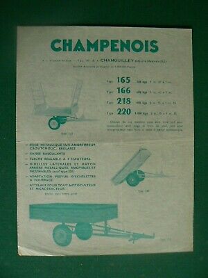 remorques ets ORENGE bétaillères épandeurs catalogue prospectus agricole 