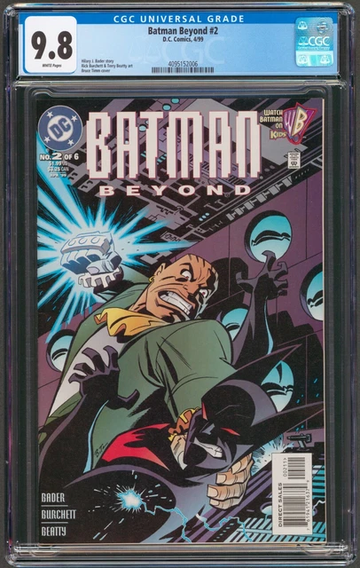 Batman Beyond #2 CGC 9.8 NM+/MT WP 1999 DC Comics