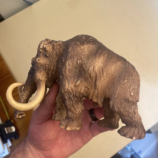 Vintage 2002 Schleich Prehistoric Wooly Mammoth Animal Figure Toy 78527