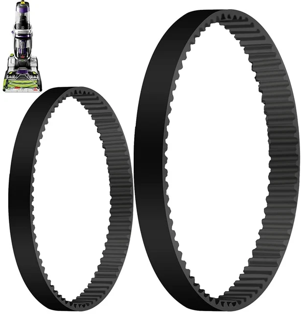 Replacement Belts Set Compatible with Bissell ProHeat 2X Revolution Pet Pro