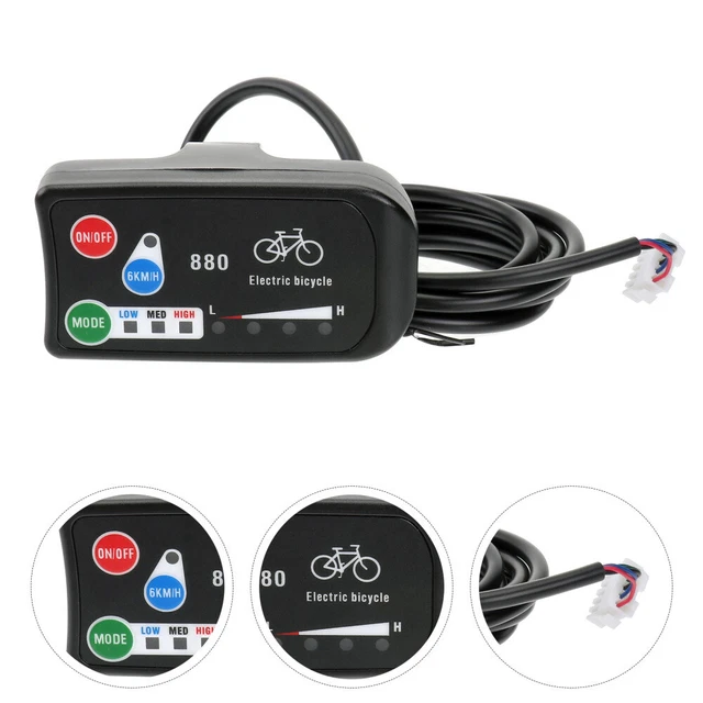 Display LCD Colorato Per E-Bike 24/36/48V Con Porta USB