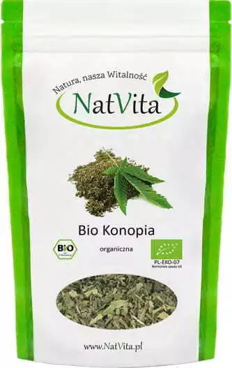 Hanfteeblätter geschnitten BIO 50g NatVita