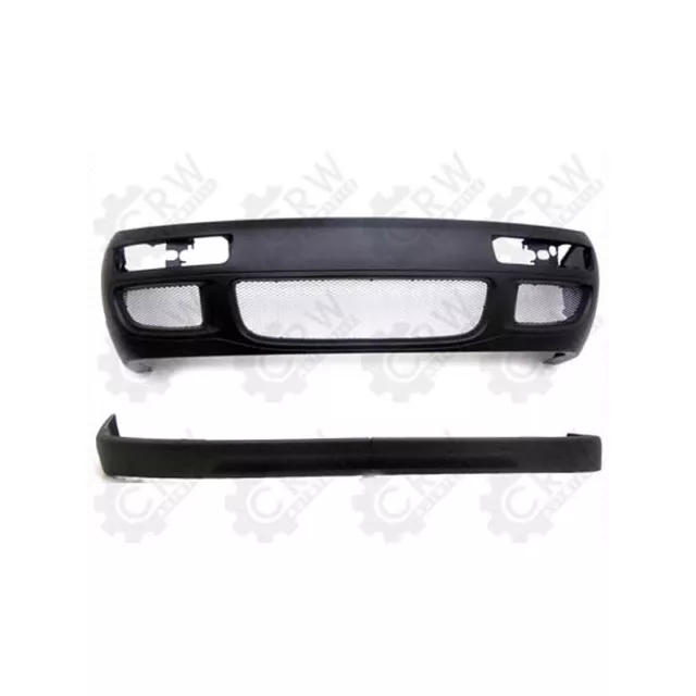 Rs Look Parachoques Delantero para VW Golf III 3 Spoiler Labio Rejilla ABS 91-97