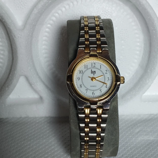 Montre Lip Classics Femme – Boîtier Doré Acier, Cadran Crème – Quartz, Occasion Fonctionnelle