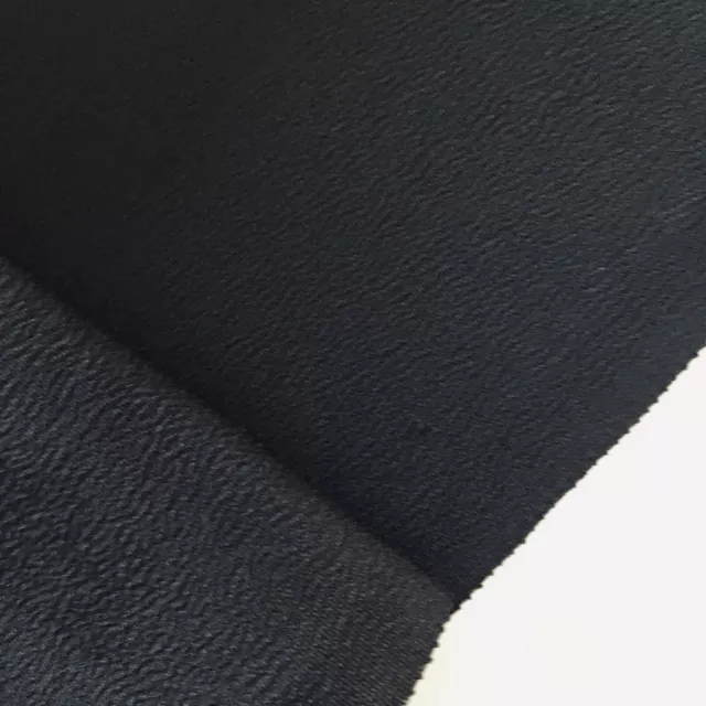 Black Tomesode Skinny #C 6x37 Vintage Silk Japanese Kimono Fabric Panel 3