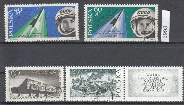Briefmarken Polen gestempelt