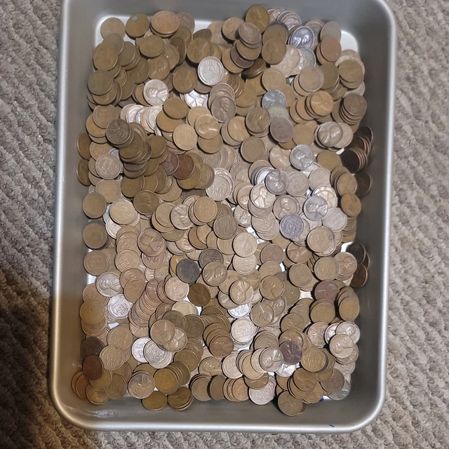 Lincoln wheat cent lot 5 LBS  plus pennies Wheat Penny Vintage Coins
