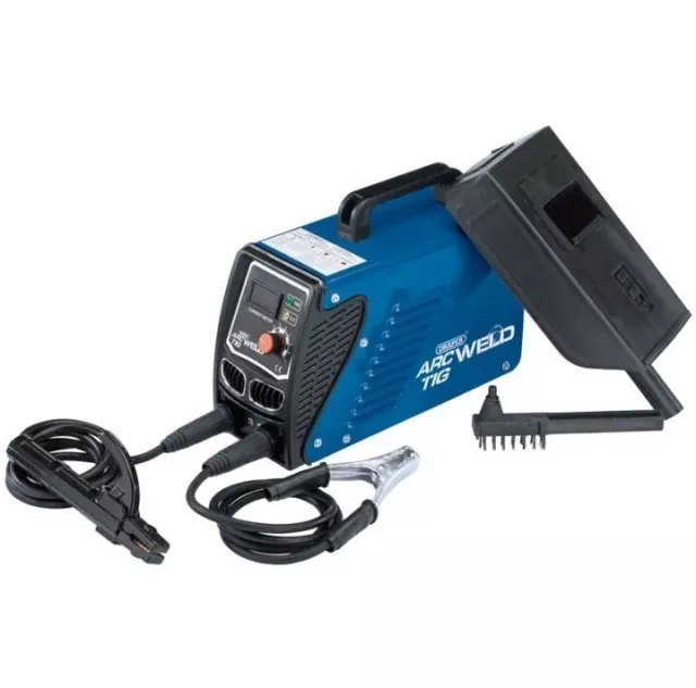 Draper 230 Volt 100 Amp ARC Weld TIG/MMA Inverter Welder Kit 83402 100A 230V New