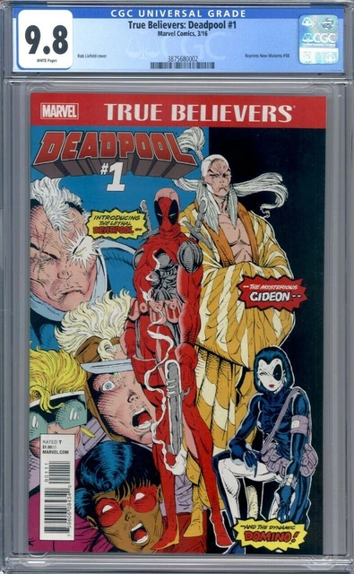 🔥  New Mutants #98 Cgc 9.8 1St Deadpool Marvel Comics True Believers Reprint 🔥