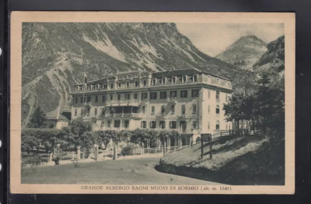 Cartolina Grande Albergo Bagni Nuovi di Bormio CC402