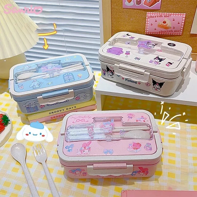 SANRIO KUROMI LUNCH Box Cinnamoroll My Melody Lunch Box Foodgrade