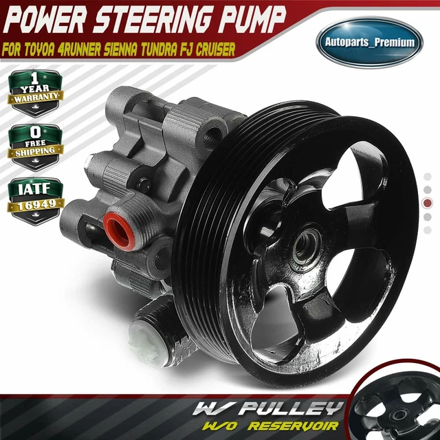 POWER STEERING PUMP w/ Pulley for Toyota Sienna 20072010 FJ Cruiser