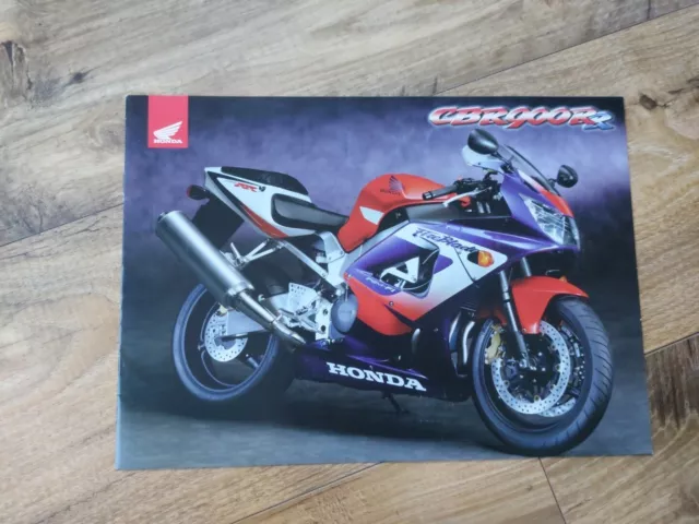 Honda Cbr900Rr Fireblade Motorcycle Sales Brochure Uk 1999