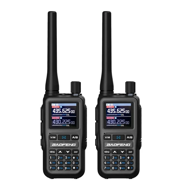 BAOFENG UV5R MINI Dual-band Radio VHF UHF Double PTT Key USB C APP ...