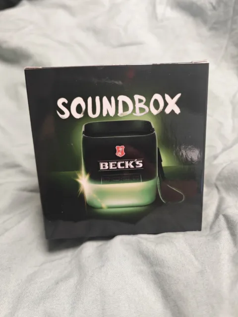 Becks Bier Soundbox NEU, OVP, Box, LED, Ungeöffnet