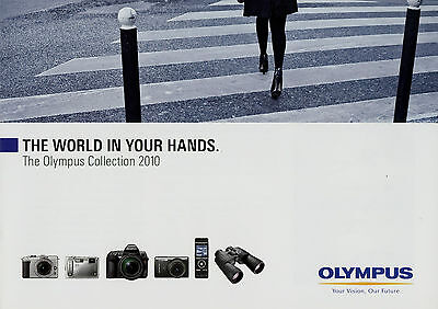 Olympus Collection Prospekt 2010 GB catálogo cámaras folleto cámaras lentes