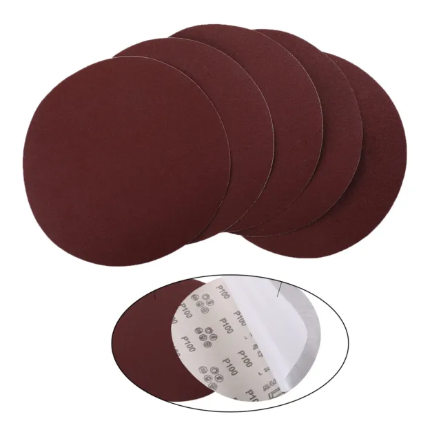 40-2000 Grit Self Adhesive Sanding Disc Pads Abrasive Grinding Red 9 Inch Set