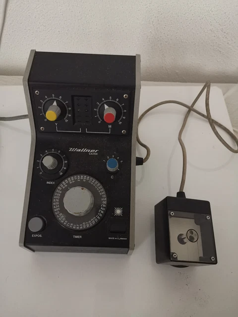 Análisis de color / temporizador Wallner CA 704 para laboratorio de color analógico con sonda de medición