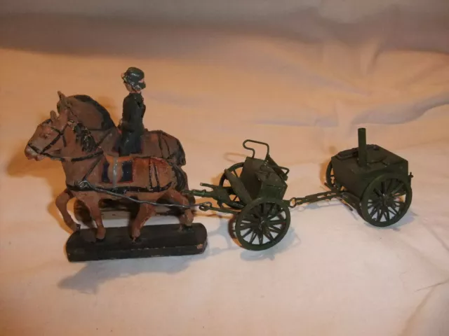 Konvolut Blechspielzeug Massefigur Pferd Lineol Elastolin Wehrmacht 2. Wk